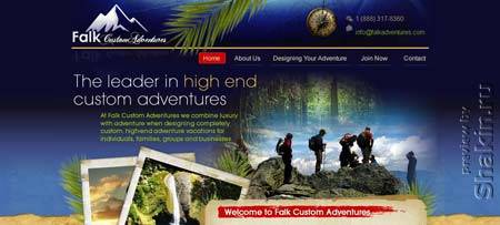 Falkadventures.com - сайт американского туристического агентства