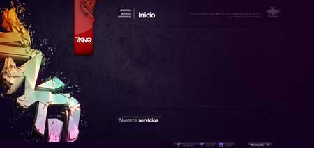 Tanq.cl - несмотря на кажущуюся простоту этого чилийского сайта, в его дизайне много креатива