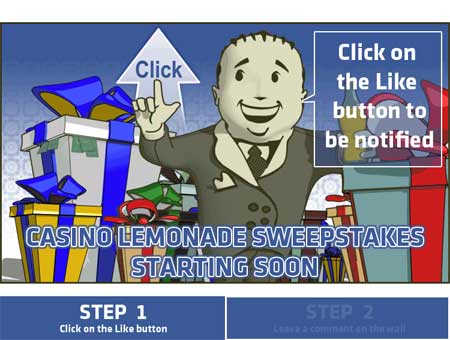 Страница Casino Lemonade в Facebook