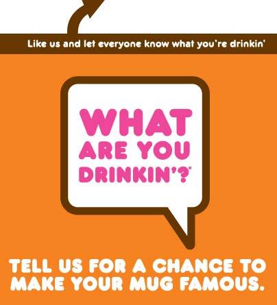 Страница Dunkin’ Donuts в Facebook