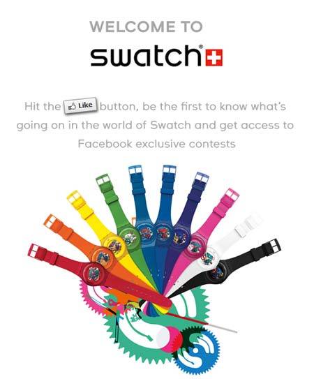 Страница часов Swatch