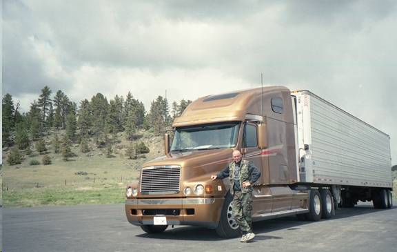 Я водил большой грузовик Freightliner Century