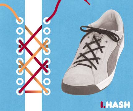 15 способов завязывания шнурков