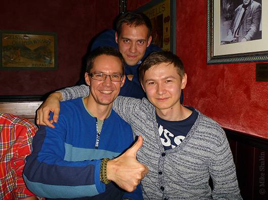 фото с Ленаром Амирхановым и Тимофеем Бугровым